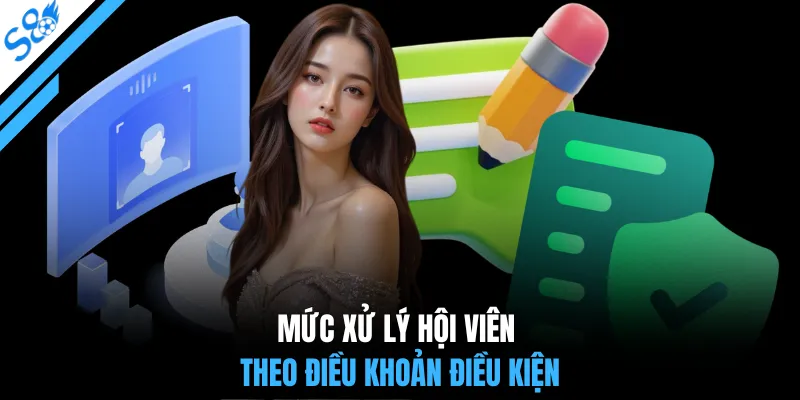 Mức xử lý hội viên theo điều khoản điều kiện