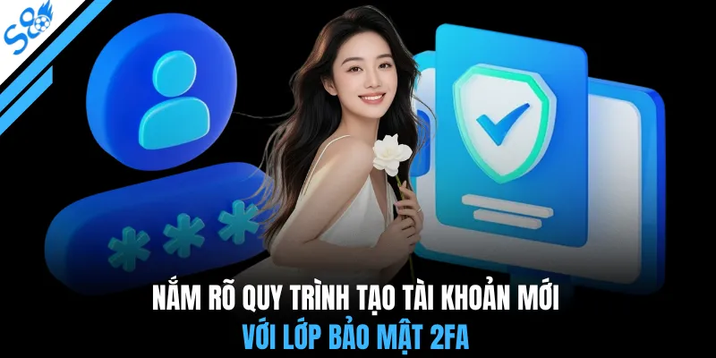Nắm rõ quy trình tạo tài khoản mới với lớp bảo mật 2FA