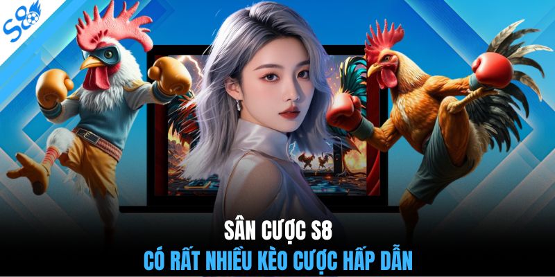 Sân cược S8 có rất nhiều kèo cược hấp dẫn 